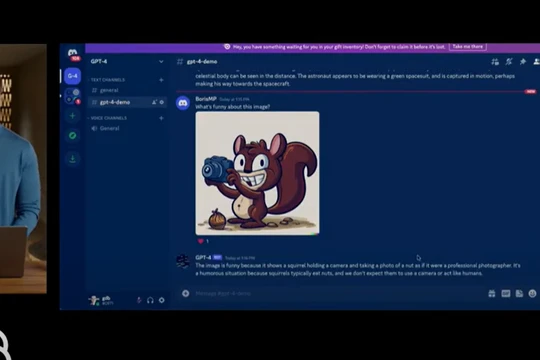 Greg Brockman, Chủ tịch và Đồng sáng lập OpenAI, trình diễn GPT-4