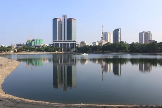 Ý tưởng lấp hồ Thành Công đang làm nóng dư luận. (Ảnh: Internet)