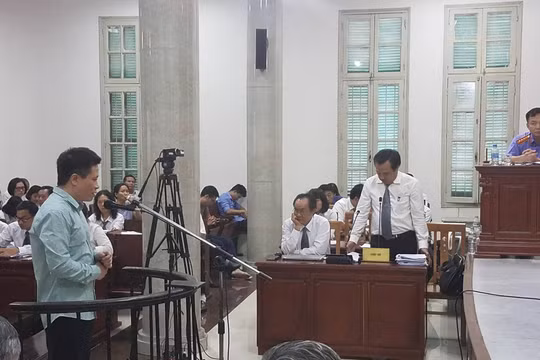 Hà Văn Thắm trong một trao đổi với Luật sư chiều 6/9. (Ảnh: N.G)