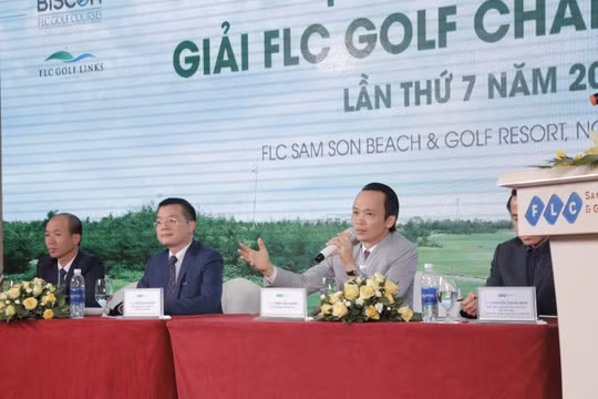 Chủ tịch FLC Trịnh Văn Quyết: “Golf không phải là môn gì xa xỉ”. (Ảnh: N.M)
