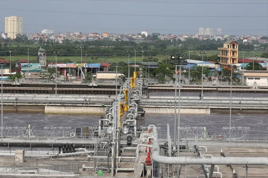 Nhà máy xử lý nước thải Yên Sở tại khu đô thị Gamuda City có vốn đầu tư lên tới 250 triệu USD.
