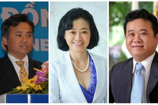 Bà Đặng Thị Hoàng Yến và hai em trai: Đặng Quang Hạnh (trái) và Đặng Thành Tâm (phải). (Ảnh: Internet)