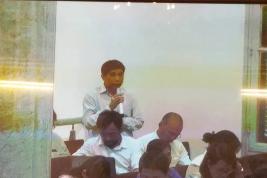 Ông Ninh Văn Quỳnh một mực phủ nhận thông tin mà Nguyễn Xuân Sơn đã khai. (Ảnh: X.T)