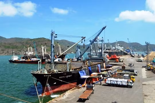 Cảng Quy Nhơn. (Ảnh: Báo Bình Định)