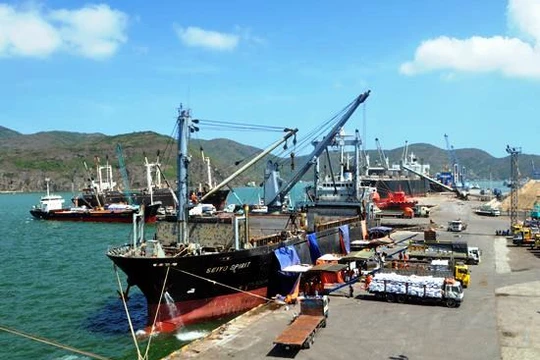 Cảng Quy Nhơn. (Ảnh: Báo Bình Định)