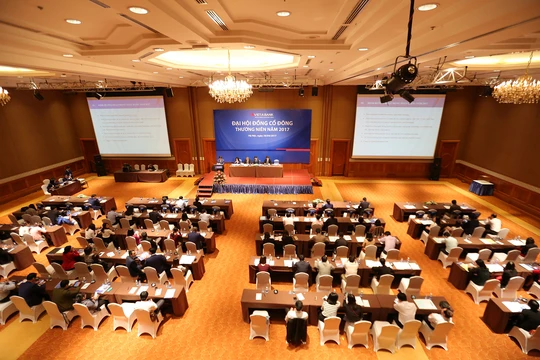 Đại hội cổ đông thường niên 2017 của VietABank đã thành công tốt đẹp. (Ảnh: Tâm Hưng)
