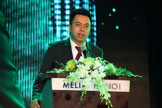 Ông Vũ Quang Hải trong một sự kiện của Sabeco.