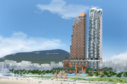 Dự án Khu phức hợp Khách sạn, Thương mại và Căn hộ cao cấp Thiên Hưng được kỳ vọng , tạo điểm nhấn trong việc quảng bá, phát triển du lịch của Bình Định. (Ảnh: BBĐ)