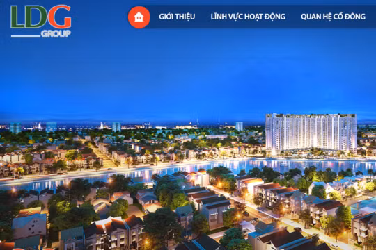 Phía sau “lỗi đánh máy” ở LDG. (Ảnh chụp website ldggroup)