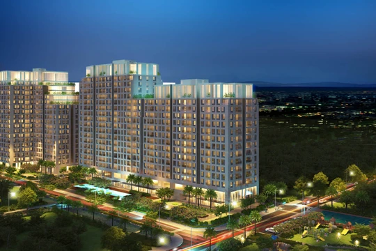 Opal Riverside là một trong 3 dự án sẽ được tài trợ vốn từ số tiền 1.172 tỷ đồng mà DXG đã thu về từ đợt phát hành cổ phiếu cách đây 1 năm. (Ảnh: DXG)