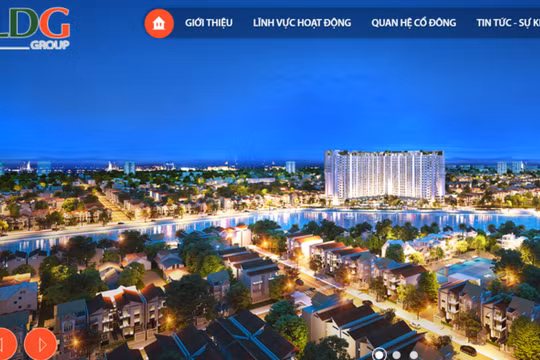 Những điều trông thấy từ BCTC mà LDG vừa công bố. (Ảnh chụp màn hình website của LDG)