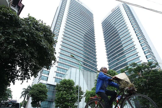 Trụ sở Tập đoàn Điện lực Việt Nam (EVN) tại Hà Nội - Ảnh: N.KHÁNH/Tuổi trẻ