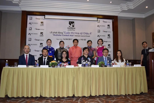 Lễ phát động “Cuộc thi Họa sỹ truyện tranh Châu Á - Illustrator Contest Asia Championship”. (Ảnh: Momo)