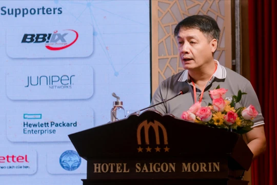 Ông Lê Ngọc Đức, Chủ tịch Hội đồng Quản lý Trung tâm Internet Việt Nam.