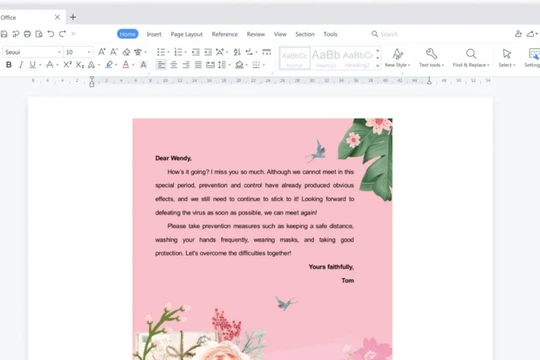 WPS Office là bộ phần mềm văn phòng đám mây phổ biến ở Trung Quốc. Ảnh: Handout.
