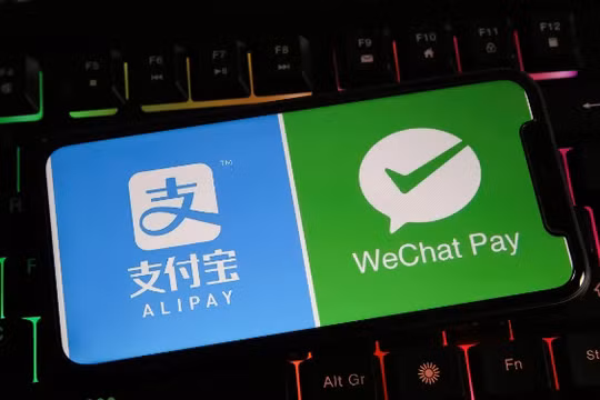 2 nền tảng thanh toán điện tử lớn nhất tại Trung Quốc: Alipay và WeChat Pay (Ảnh: SCMP)