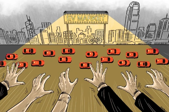 Tham vọng thâu tóm thị trường Hồng Kông (Trung Quốc) của các hãng xe điện Trung Quốc đại lục (Ảnh: SMCP)