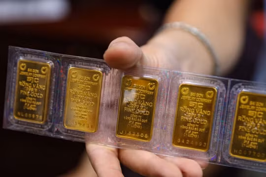 Vàng tăng mạnh. Ảnh: Bá Công.