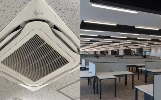 Daikin đã bắt đầu giới thiệu dịch vụ điều khiển AI mới cho hệ thống AC trong các tòa nhà thương mại (Ảnh: Nikkei Asia)