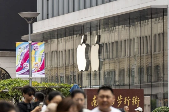 Hình ảnh một cửa hàng Apple Store tại Trung Quốc (Ảnh: SCMP)
