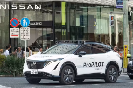 Mục tiêu của Nhật Bản nhằm khuyến khích các nhà sản xuất ô tô trong nước đẩy nhanh quá trình phát triển và áp dụng xe tự hành. Ảnh: Nikkei Asia.