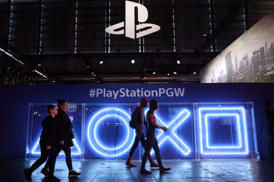 Gian hàng PlayStation tại Tuần lễ trò chơi điện tử Paris (PGW) (Ảnh: Reuters)