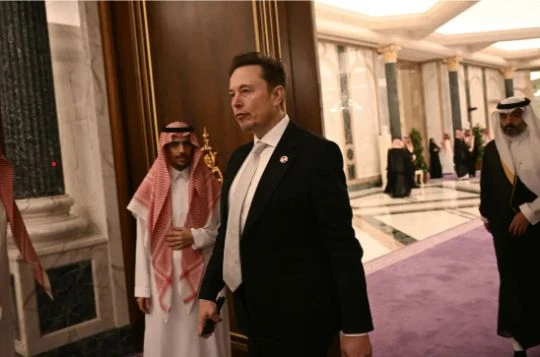 Elon Musk tại Diễn đàn Đầu tư Saudi-Mỹ. Ảnh: Business Insider