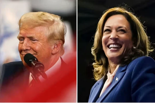 Ông Donald Trump và bà Kamala Harris, 2 ứng cử viên hàng đầu cho chức Tổng thống Mỹ tiếp theo (Ảnh: Nikkei Asia)