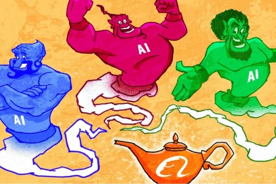 Alibaba chuyển mình từ thương mại điện tử đến người dẫn đầu trong ngành AI. Ảnh: SCMP.