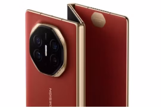 Hình ảnh mẫu điện thoại gập 3 sắp ra mắt của Huawei (Ảnh: Nikkei Asia)