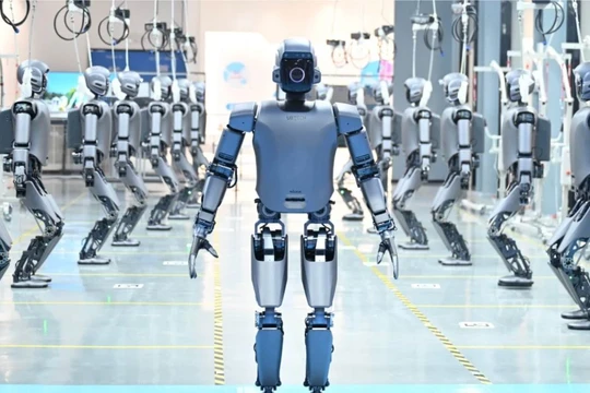 Trung Quốc đã có những bước tiến vượt bậc trong lĩnh vực robot hình người trong những năm gần đây. Ảnh: SCMP.