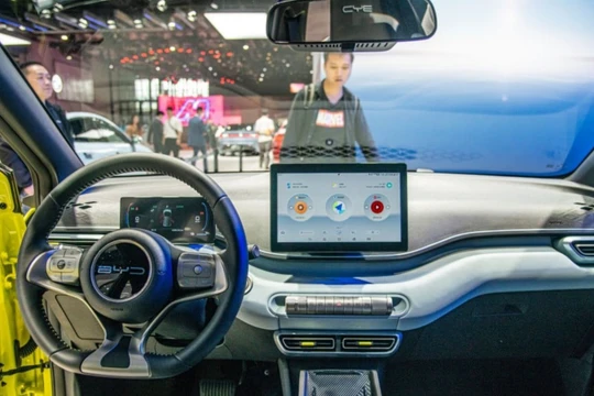 Các mẫu xe giá rẻ của BYD sẽ được trang bị hệ thống lái tự động. Ảnh: SCMP.