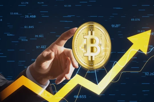 Đồng Bitcoin tăng mạnh khi ông Trump đắc cử. Ảnh: SCMP.