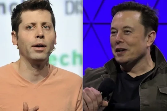 Giám đốc điều hành OpenAI Sam Altman và Elon Musk. Ảnh: Business Insider.