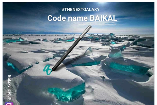 Samsung chọn hồ Baikal làm tên mã Galaxy Note 8