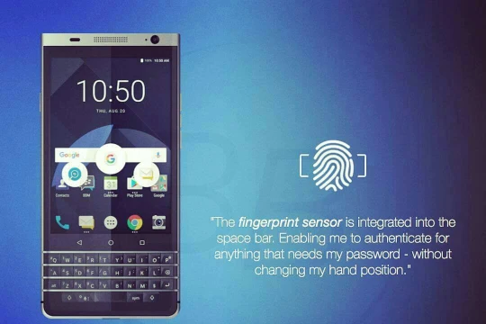 TCL khoe smartphone BlackBerry Mercury sắp ra mắt