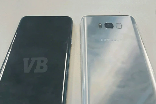 Hình ảnh mẫu smartphone Galaxy S8 từng được @EveLeaks chia sẻ.