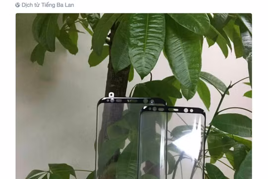 Xuất hiện mặt kính Galaxy S8 với nhiều chi tiết mới