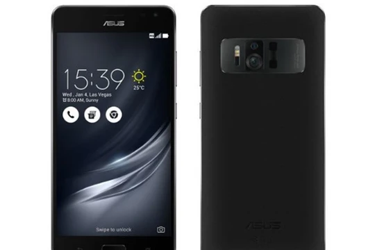 Hình ảnh được cho là của chiếc smartphone Asus ZenFone AR sắp ra mắt.
