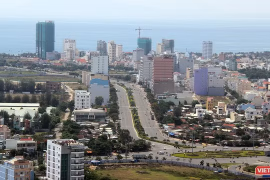 Một góc Đà Nẵng nhìn từ trên cao