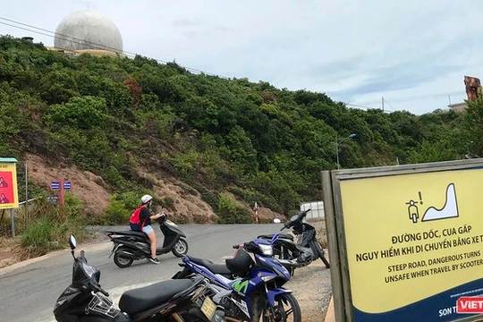 Sau cấm xe tay ga, Đà Nẵng quy định lên bán đảo Sơn Trà phải có thẻ