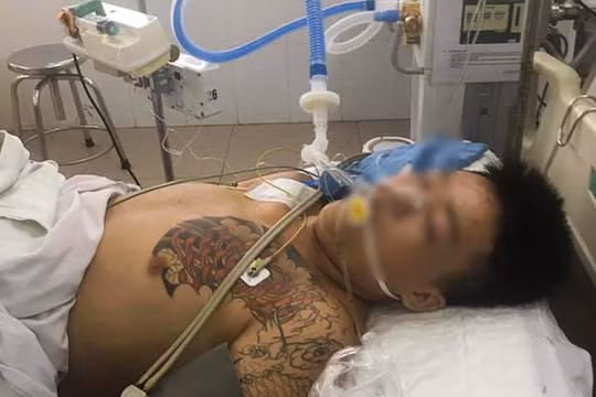 Trần Văn Hiền đang được điều trị tích cực tại Bệnh viện Đà Nẵng