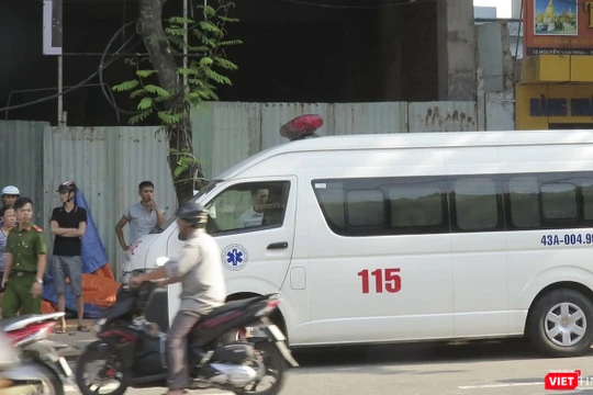 HIện trường vụ tai nạn (ảnh bạn đọc cung cấp)