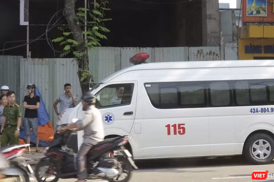 HIện trường vụ tai nạn (ảnh bạn đọc cung cấp)