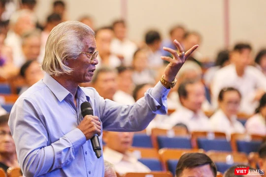 Cử tri Đỗ Thành Nhân, nguyên ủy viên Ủy ban Mặt trận Tổ quốc VN TP Đà Nẵng kiến nghị trả lại đất Công viên 29-3 cho người dân