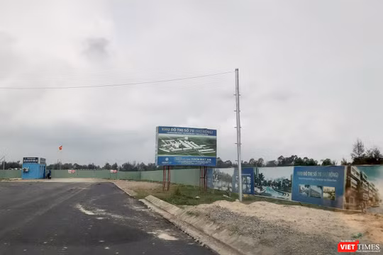 Hiện trạng khu đô thị 7B mở rộng do Công ty CP Bách Đạt An làm chủ đầu tư tại Khu đô thị mới Điện Nam-ĐIện Ngọc