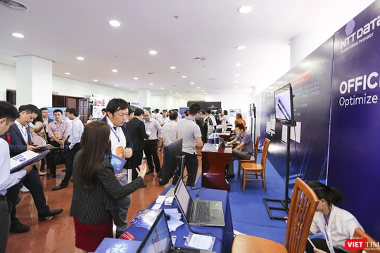 Các doanh nghiệp giới thiệu công nghệ tại Japan ICT Day 2019 tổ chức tại Đà Nẵng