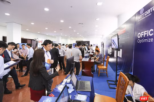 Các doanh nghiệp giới thiệu công nghệ tại Japan ICT Day 2019 tổ chức tại Đà Nẵng