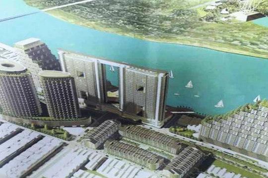 Dự án Khu tổ hợp công trình phục vụ lễ hội pháo hoa quốc tế Đà Nẵng tại phường KHuê MỸ, quận Ngũ Hành Sơn, TP Đà Nẵng.