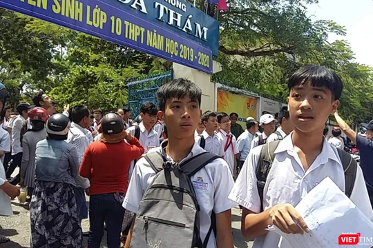 Kết quả Kỳ thi Tuyển sinh lớp 10 THPT tại Đà Nẵng có 56,8% bài thi môn Ngữ văn và 66,1% bài thi môn Toán có điểm thi từ trung bình trở lên.